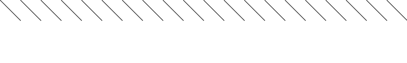 Line of diagonal lines