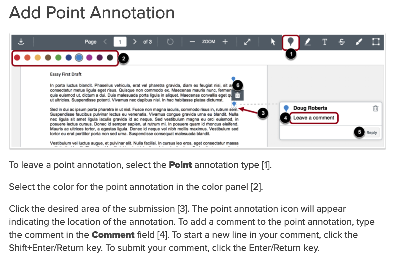 Point annotation tool