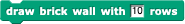 draw brick wall