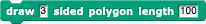 draw polygon block