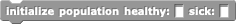 initialize the population
