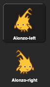 Alonzo's two costumes