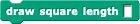 draw square with input