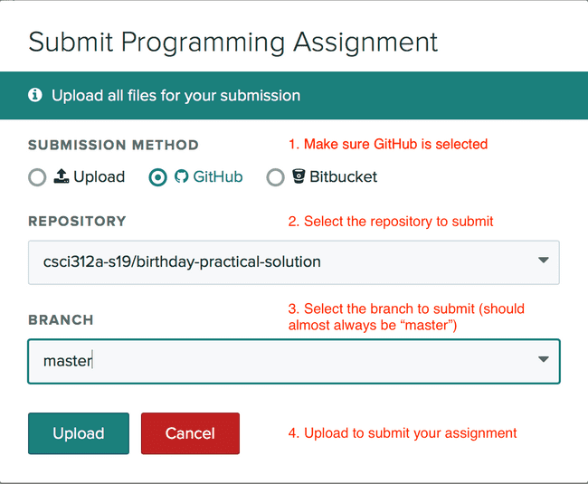 gradescope submission